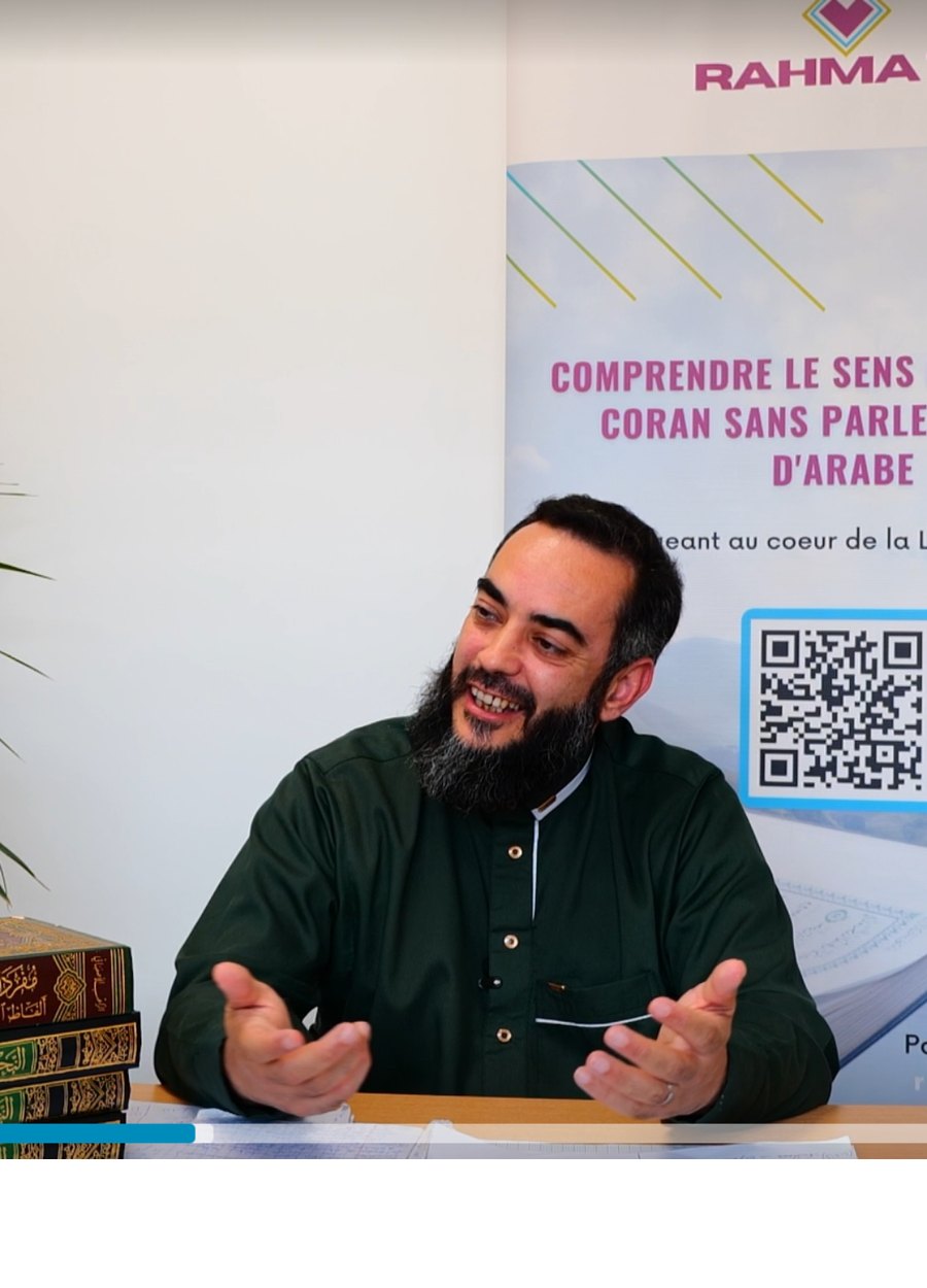 Professeur Raouti Rezali en pleine assise coranique